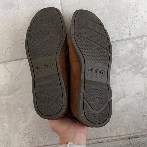 Sperry Top-Sider Leeward 2 Eye Boat Shoe Brown Buck 0777896 US Men's 10 - Picture 5 of 8